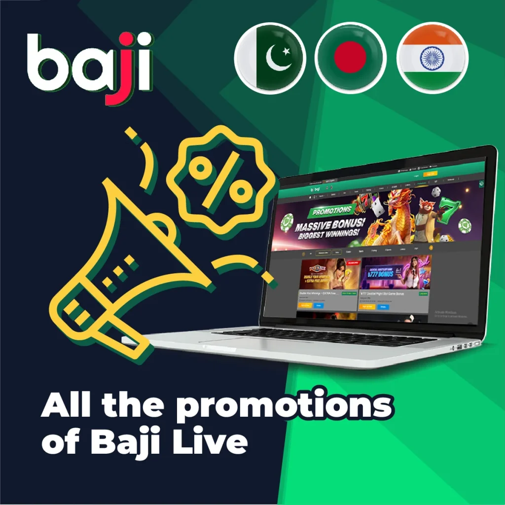 Baji Live all the promotions